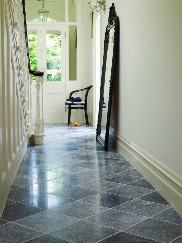 Astra Black-Tumbled-Marble floor