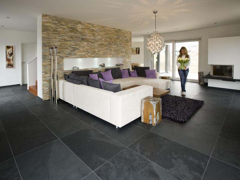 Black Brazilian Slate Cleft