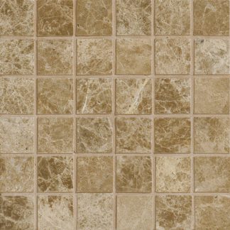 Marro Marble Polished Mosaic Tiles Light Emperador