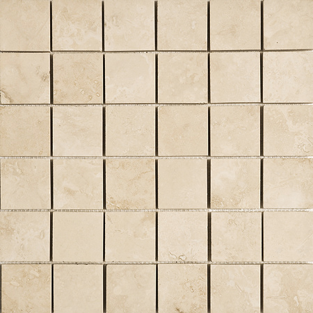 Navona Travertine Honed Mosaic Tiles