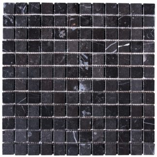 Nero Marble Tumbled Mosaic Tiles