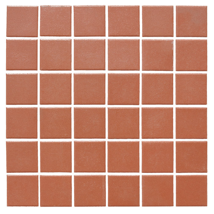 Red Victorian Vitrified Porcelain Mosaic Tiles
