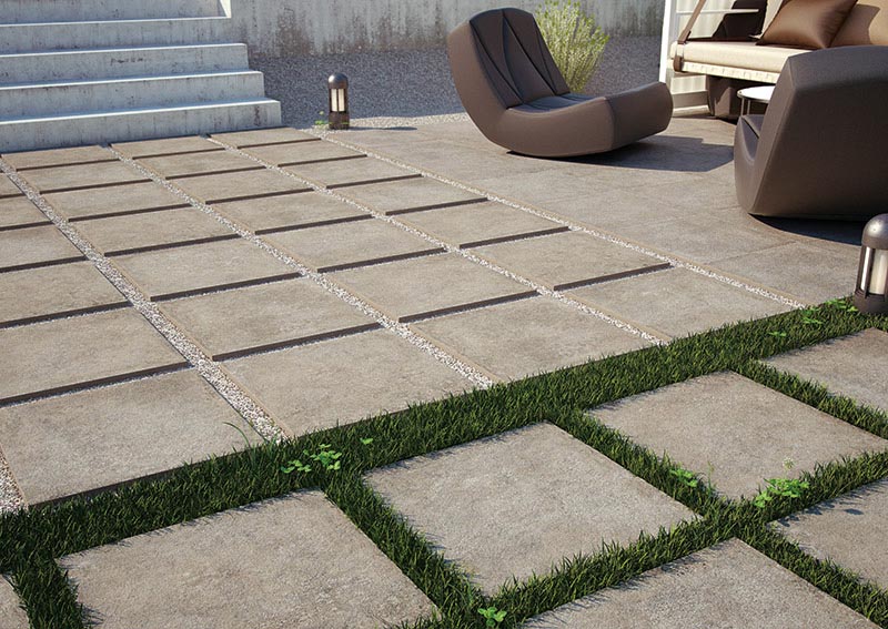 City Beige External Porcelain Tile with matching Internal OIBA