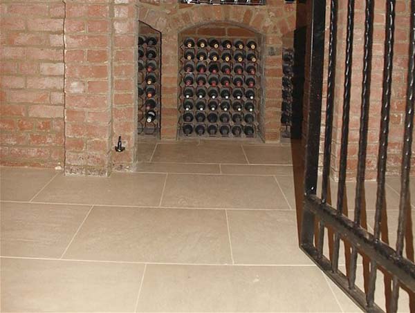 Cava Limestone Tumbled Stone Floor