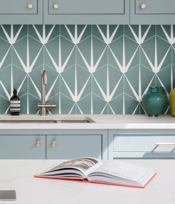 Lily Pad Eucalyptus Porcelain Tile - Image 2