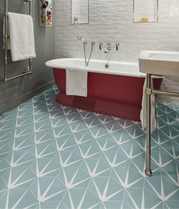 Lily Pad Pistachio Porcelain Tile - Image 2