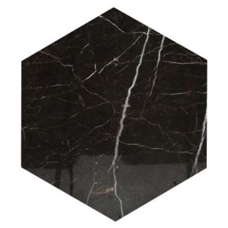 Black Sea Marble hexagon