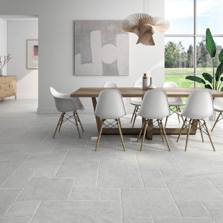 Country White Farmhouse Style Modular Porcelain Tile