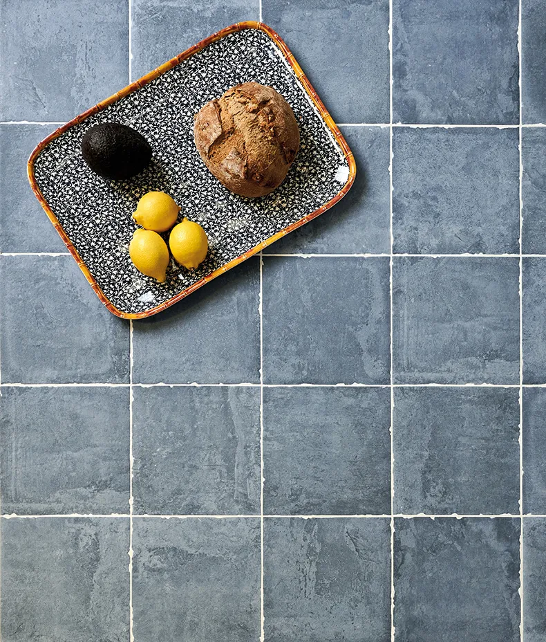 Cuba Porcelain Plain Indigo