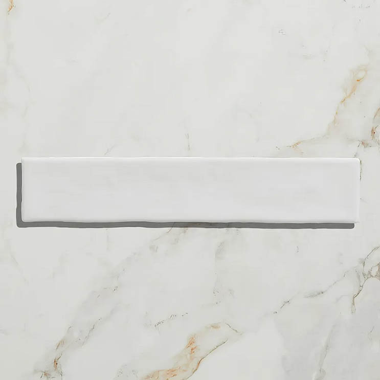 Avebury Milk White Glazed Brick Ceramic Tiles - Image 2