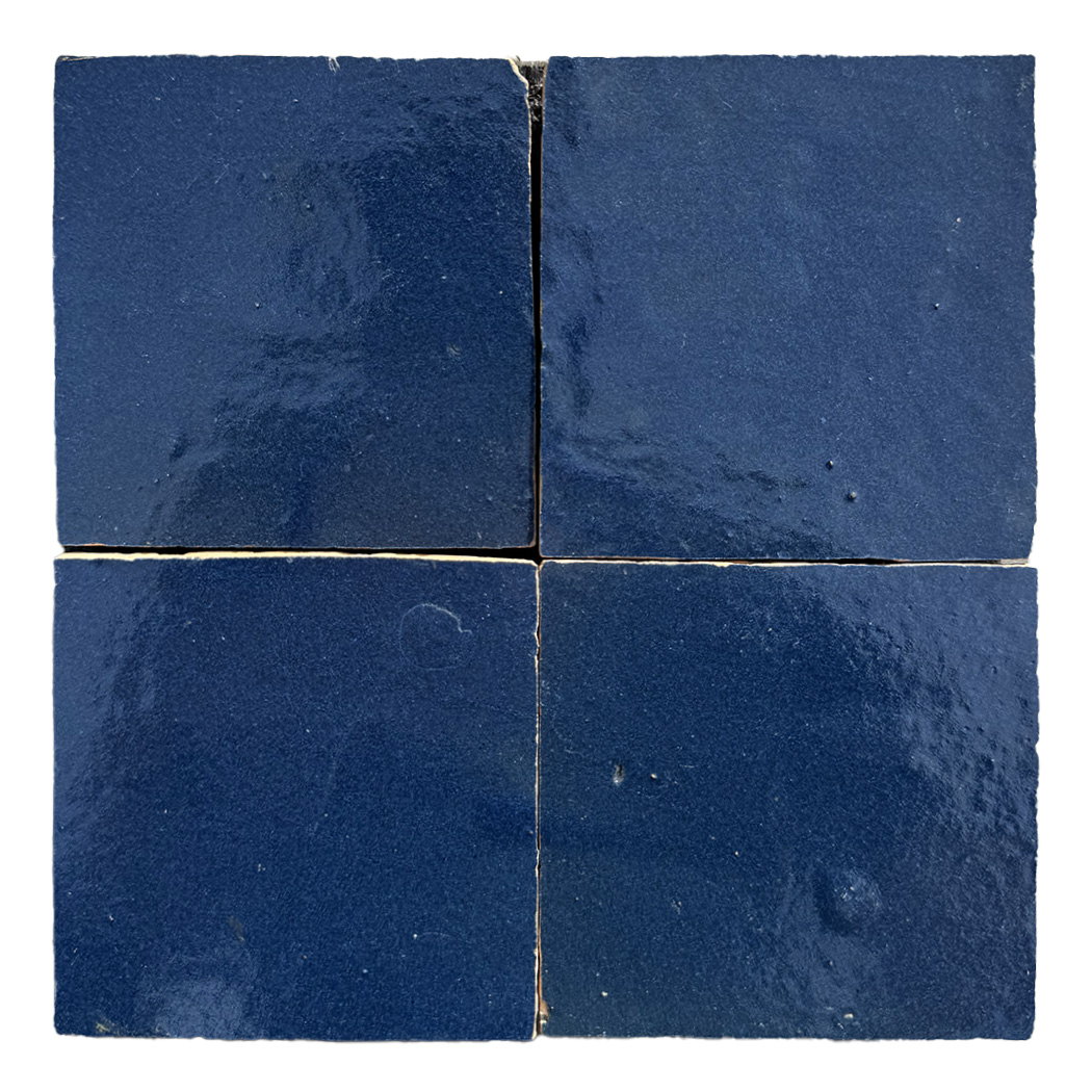 Lapis Blue Zellige Square 100 x 100 - Image 2