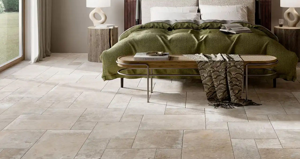 Castle-flagstone tiles