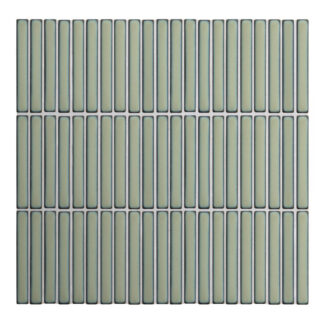 Sage Gloss KitKat Mosaic Tiles