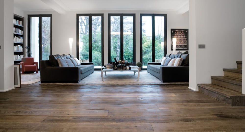 Dark Grey Chateaux Oak Engineered 3 widths