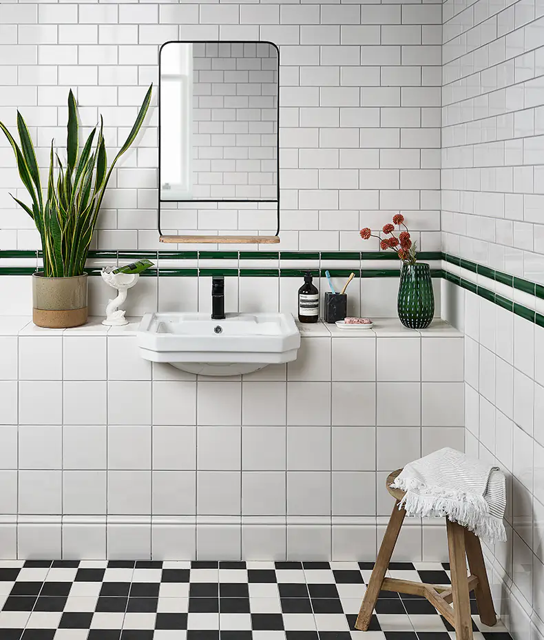 Victorian Style™ Wall Ceramic Cotton White Metro - Image 2