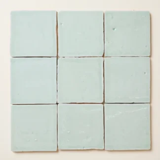 Rediscovered Plain Glazed in Fennel 110 x 110